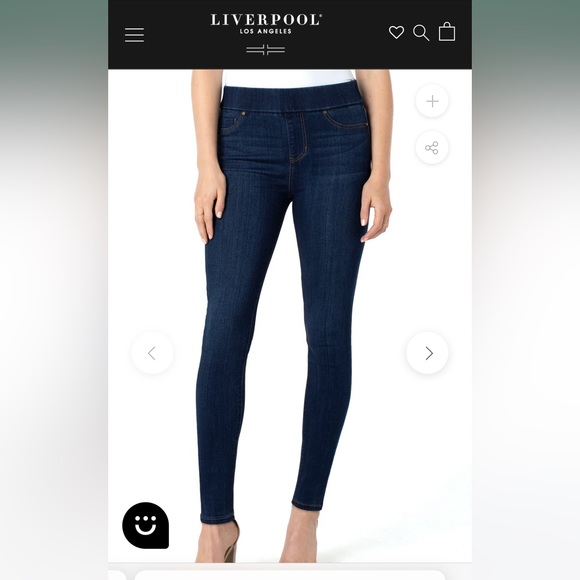 Liverpool the skinny pull on Jean leggings - Picture 2 of 7